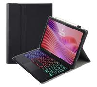 SCIMIN Étui avec clavier pour Lenovo Tab 10,1" 2025 (TB311FU) / Lenovo Tab K10c, étui folio avec clavier Bluetooth sans fil | Clavier rétroéclairé | Souris tactile