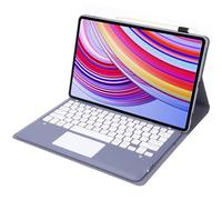 SCIMIN Étui clavier Bluetooth avec pavé tactile pour Xiaomi Poco Pad (12,1"), clavier sans fil avec étui de protection et souris trackpad