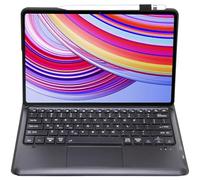 SCIMIN Étui clavier Bluetooth avec pavé tactile pour Xiaomi Poco Pad (12,1"), clavier sans fil avec étui de protection et souris trackpad