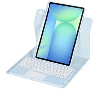 [SCIMIN] Étui rotatif à 360 degrés avec clavier Bluetooth pour Samsung Galaxy Tab S10 FE+ 13,1" (SM-X620/SM-X626B) - Clavier pavé tactile amovible et support pivotant