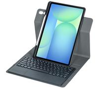 [SCIMIN] Étui rotatif à 360 degrés avec clavier Bluetooth pour Samsung Galaxy Tab S10 FE+ 13,1" (SM-X620/SM-X626B) - Clavier pavé tactile amovible et support pivotant