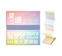 Scintillantes Notes Autocollantes Scintillantes, 100 Feuilles Colorées, Tra | Notes Autocollantes Claires Pour Salle De Classe Scolaire Bibliothèque Bureau D'étude Travail Maison Signets Notes Autocollan