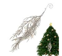 Scintilling Heisheit Garland - Spew - Guirlande d'arbre de Noël brillante | Branches décoratives en cyprès artificiel, ornements festifs pour sapin de Noël, je décoration guirlande i