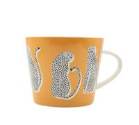 Scion Living - Keith Brymer Jones Collaboration Range - Mug en céramique Lionel Léopard - Menthe - 350 ml