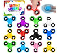 SCIONE Lot de 12 Fidget Spinners pour Enfants - Taille Parfaite de 6,3 cm, Jouets Sensoriels pour TDAH, Autisme & Concentration - Fidget Toys Robustes pour Enfants - Cadeaux pour Sachets
