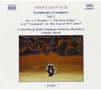Sciostakovic Dmitri - Sinfonie (Integrale) Vol.1 (5 CD): [Import]