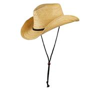 SCIPPIS Chapeau de Paille Unisexe « Cattleman », Naturel, XL