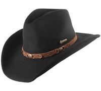 Scippis Chapeau en feutre de laine Bandit Chapeau western malléable et imperméable L