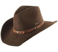 Scippis Chapeau en feutre de laine Bandit Chapeau western malléable et imperméable L