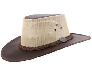 Scippis Darwin Chapeau en Cuir Chapeau Western Chapeau Cowboy Chapeau Australie (L)