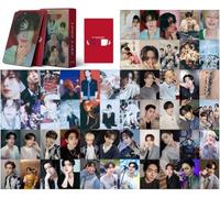 SCISSH Lot de 55 cartes photo Romance : Untod Collections « ENGENE » Cartes postales Kpop (8.6 x 5.7 cm, Rouge, Moderne, 9 x 6 cm)