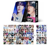 SCISSH SKZ Lot de 92 cartes photos personnelles 60 cartes photo personnelles + 32 autocollants « Stay » Hyunjin Bangchan Cartes photo personnelles Felix (HAN)