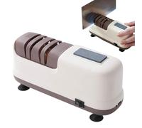 Scissor Sharpening Precision: The electric cutter sharpener features a de