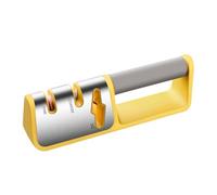 Scissors Sharpener Tool - V Groove Manual Scissors Sharpener, Household Grinder Tool, Garden Lawn Camping Hiking Kitchen, Home Picnic Countertop Maintenance Aid, Edge Restoration Accessory