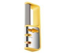 Scissors Sharpener - V Groove Manual Scissors Sharpener, Multifunctional Grinding Tool | Stainless Steel Household Grinder Tool For Garden Lawn Camping Hiking Kitchen Home Picnic Countertop