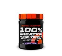 Scitec Nutrition 100% Creatine Monohydrate - Poudre de créatine aromatisée | Créatine pour efforts courts et intenses répétés - 3 g par jour - Vegan - Sans sucre ni gluten - 300 g, Raisin bleu