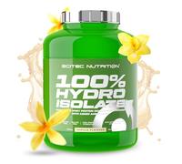 Scitec Nutrition 100% Hydro Isolate - Isolat hydrolysé avec Glutamine & Arginine - Sans sucre, sans gluten - Récupération post-entraînement, 2000 g, Vanille