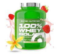 Scitec Nutrition 100% Whey Isolate, Boisson en poudre aromatisée avec isolât de protéines, L-glutamine, L-arginine et édulcorants, sans sucre, sans gluten, 2 kg, Vanille-Fruits des bois