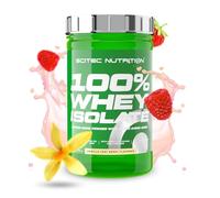 Scitec Nutrition 100% Whey Isolate, Boisson en poudre aromatisée avec isolât de protéines, L-glutamine, L-arginine et édulcorants, sans sucre, sans gluten, 700 g, Vanille-Fruits des bois