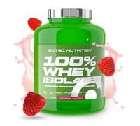 Scitec Nutrition 100% Whey Isolate - Pure Protein Power avec BCAAs - Glutamine & Arginine - Formule sans sucre ni gluten, 2 kg, Framboise