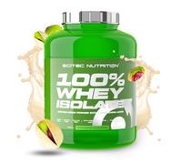 Scitec Nutrition 100% Whey Isolate - Pure Protein Power avec BCAAs - Glutamine & Arginine - Formule sans sucre ni gluten, 2 kg, Pistache