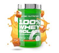 Scitec Nutrition 100% Whey Isolate - Pure Protein Power avec BCAAs - Glutamine & Arginine - Formule sans sucre ni gluten, 700 g, Caramel salé