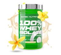 Scitec Nutrition 100% Whey Isolate - Pure Protein Power avec BCAAs - Glutamine & Arginine - Formule sans sucre ni gluten, 700 g, Vanille