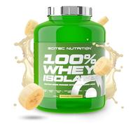 Scitec Nutrition 100% Whey Isolate - Pure Protein Power avec BCAAs - Glutamine & Arginine - Formule sans sucre ni gluten, 2 kg, Banane