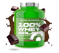 Scitec Nutrition 100% Whey Isolate - Pure Protein Power avec BCAAs - Glutamine & Arginine - Formule sans sucre ni gluten, 2 kg, Chocolat