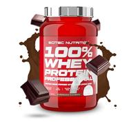 Scitec Nutrition 100% Whey Protein Professional - Amélioré avec des acides aminés supplémentaires et des enzymes digestives - Sans gluten - Sans huile de palme, 920 g, Chocolat