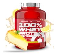 Scitec Nutrition 100% Whey Protein Professional - Amélioré avec des acides aminés supplémentaires et des enzymes digestives - Sans gluten - Sans huile de palme, 2.35 kg, Citron gâteau au fromage