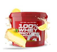Scitec Nutrition 100% Whey Protein Professional - Amélioré avec des acides aminés supplémentaires et des enzymes digestives - Sans gluten - Sans huile de palme, 5 kg, Citron gâteau au fromage