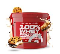 Scitec Nutrition 100% Whey Protein Professional - Amélioré avec des acides aminés supplémentaires et des enzymes digestives - Sans gluten - Sans huile de palme, 5 kg, Chocolat-Cookies & Cream
