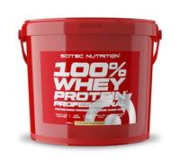 Scitec Nutrition 100% Whey Protein Professional - Complexe de whey | Concentré et isolat de lactosérum - avec enzymes digestives - protéines pour les muscles - 4 kg, Vanille