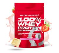 Scitec Nutrition 100% Whey Protein Professional - Complexe de whey | Concentré et isolat de lactosérum - avec enzymes digestives - protéines pour les muscles - 500 g, Fraise-Chocolat blanc