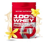 Scitec Nutrition 100% Whey Protein Professional - Complexe de whey | Concentré et isolat de lactosérum - avec enzymes digestives - protéines pour les muscles - 1000 g, Vanille
