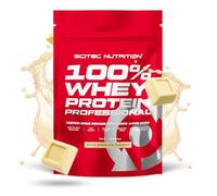 Scitec Nutrition 100% Whey Protein Professional - Complexe de whey | Concentré et isolat de lactosérum - avec enzymes digestives - protéines pour les muscles - 500 g, Chocolat blanc