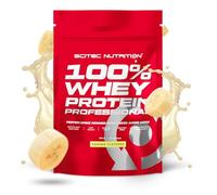 Scitec Nutrition 100% Whey Protein Professional - Complexe de whey | Concentré et isolat de lactosérum - avec enzymes digestives - protéines pour les muscles - 500 g, Banane