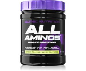Scitec Nutrition All Aminos aide aux performances sportives saveur Green Tee - Raspberry 340 g
