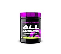 Scitec Nutrition All Aminos Complément alimentaire sous forme de poudre à dissoudre aromatisé avec acides aminés, isolât de protéines de lactosérum, sans sucre, sans gluten, 340 g, Thé vert-Framboise