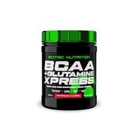 Scitec Nutrition BCAA + Glutamine Xpress - Mélange d'acides aminés essentiels - avec 5g de BCAA 2:1:1-5g de Glutamine - enrichi en Taurine, 300 g, Pastèque