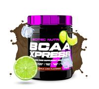 Scitec Nutrition BCAA Xpress, sans sucre, gluten et lactose, 5g de BCAA purs, récupération et croissance musculaire, ratio d'acides aminés 2:1:1, aromatisé et facile à mélanger, 280 g, Cola-Lime