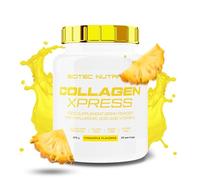 Scitec Nutrition Collagen Xpress, Boisson en poudre aromatisée contenant des acide hyaluronique, vitamine C et des édulcorants, sans sucre et sans gluten, 475 g, Ananas