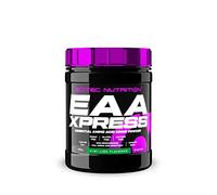 Scitec Nutrition EAA Xpress - Acides aminés essentiels à spectre complet - 3400mg BCAA, 7160mg EAA - Sans gluten, sans sucre, sans lactose, 400 g, Kiwi-lime