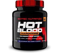 Scitec Nutrition Hot Blood Hardcore, Poudre de boisson pré-entraînement avec acides aminés et créatine, 700 g, Punch tropical