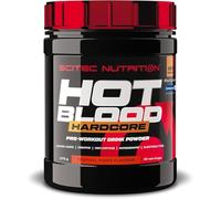 Scitec Nutrition Hot Blood Hardcore, Poudre de boisson pré-entraînement avec acides aminés et créatine, 700 g, Fruits des bois