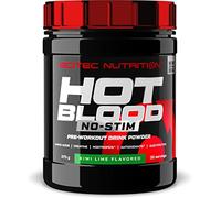 Scitec Nutrition Hot Blood No-Stim - Pre-Workout sans stimulants - avec Creatine -Nootropics - Beta-Alanine - Electrolytes - Complexe d'antioxydants, 375 g, Pastèque
