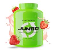 Scitec Nutrition Jumbo - Gain de poids hypercalorique - avec protéines multi-composants - matrice d'acides aminés - matrice métabolique - mélange de super-aliments, 3,52 kg, Fraise