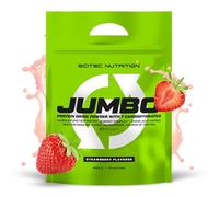 Scitec Nutrition Jumbo - Gainer aux protéines pour la masse musculaire | Formule multi-composants - Matrice d'acides aminés - Matrice métabolique - Mélange de superaliments - 6,6 kg, Fraise