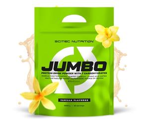 Scitec Nutrition Jumbo - Gainer aux protéines pour la masse musculaire | Formule multi-composants - Matrice d'acides aminés - Matrice métabolique - Mélange de superaliments - 6,6 kg, Vanille